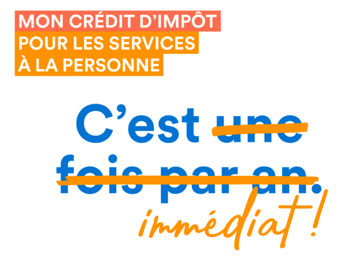 Avance immédiate du crédit d'impôt URSSAF