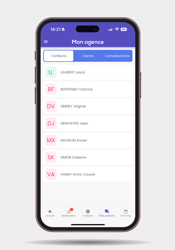 Application mobile Wandle