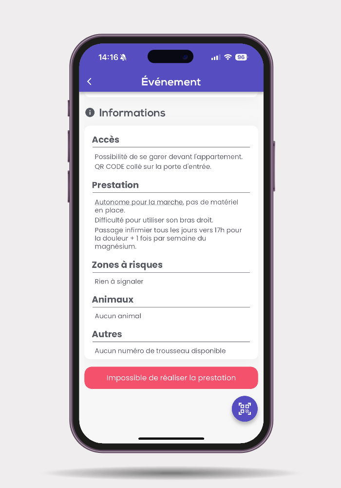 Application mobile Wandle