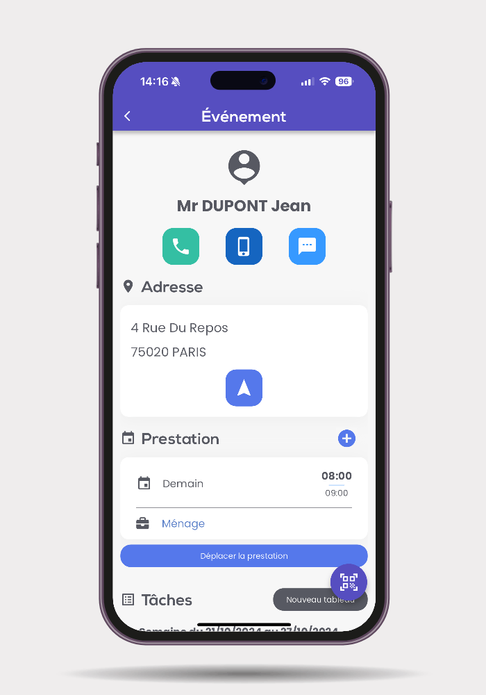 Application mobile Wandle