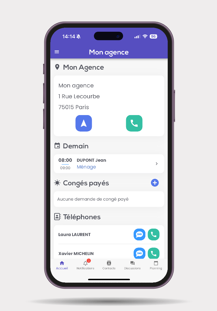 Application mobile Wandle
